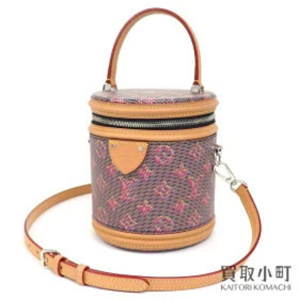 Louis Vuitton Cannes Monogram LV Pop Pink Shoulder Bag Neon Look Handbag